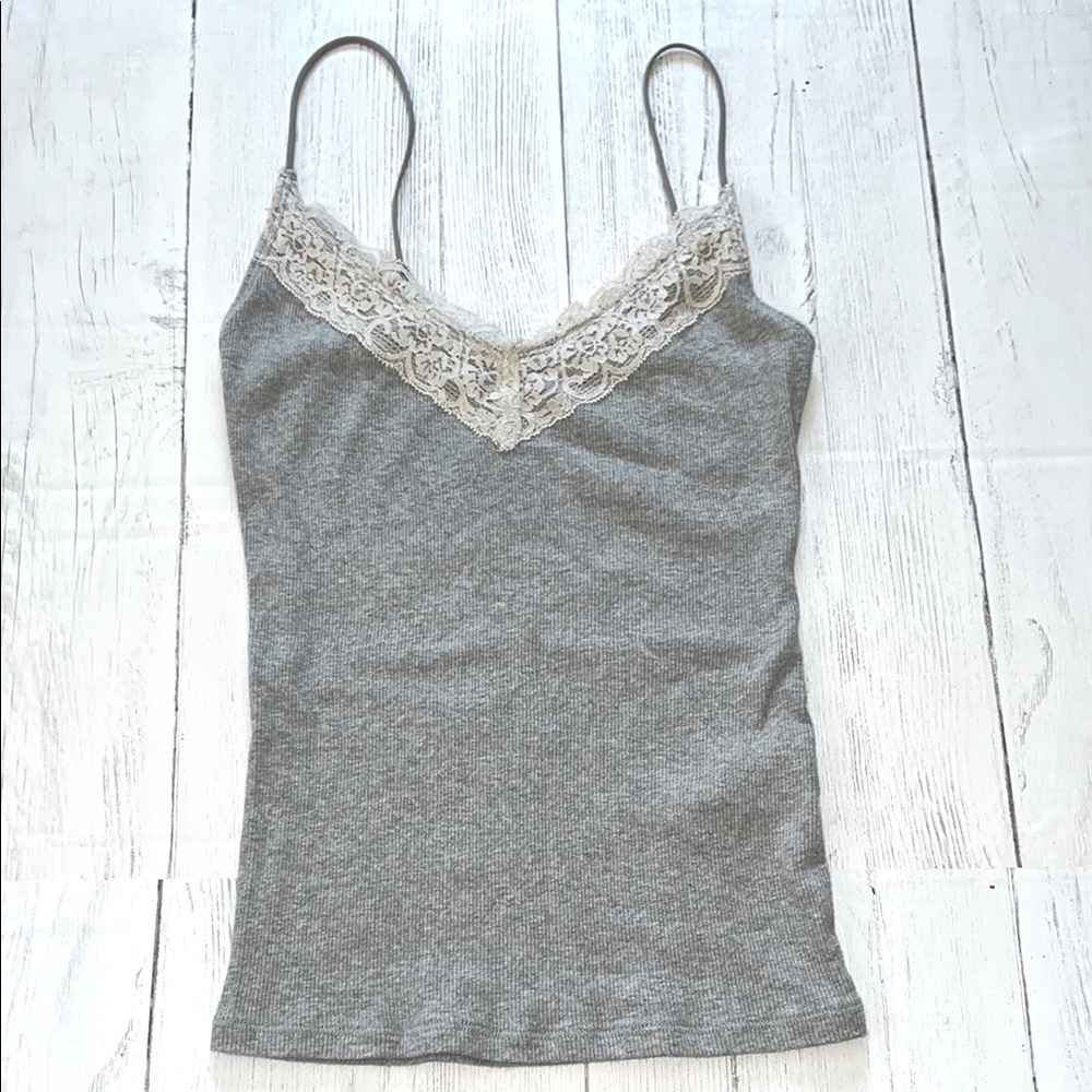 Hollister Y2K ribbed camisole